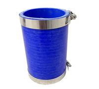 Tuyau de turbo Tuyau d'intercooler droit en silicone, diamètre intérieur 16-85 mm, longueur 10 cm, tuyau de liquide refroidissement, envoi par 2 colliers serrage tuyau en silicone(Blue ID28x100mm)