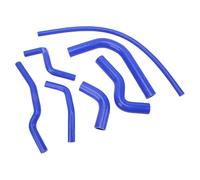 Tuyau de Tuyau de Radiateur en Silicone, Refroidissement par Radiateur Kit en Silicone Installation Facile pour les Samouraïs (BLUE)