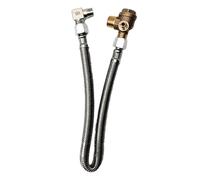 Tuyau de valve de compresseur d'air - Pièces de machine pneumatique centrale, tube hermétique avec anti-retour pour puits, sous-sol, ville industrielle, hiver, camping-car, camion, cour