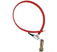 Tuyau de vélo avec buse britannique, 60 cm, tuyau d'air en caoutchouc pour gonfleur de moto et gonfleur de moto, clip de fixation en métal pour pompes à pied haute pression