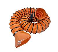 Tuyau De Ventilation 10m 5m Longueur Conduit En PVC Diamètre 250mm 400mm 600mm, Gaine Flexible Pliable Pour Ventilateur D'extraction, Tuyau D'Évacuation Flexible Avec Cordes Réglables ( Size : 450mmx5