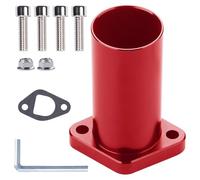 Tuyau de ventilation carter Adaptateur de tuyau d'admission de Carb, Joint de Joint CNC, collecteur d'entrée de carburateur de moto, démarrage adapté aux pièces 212cc GX200 VM22(Red)