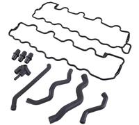 Tuyau de ventilation carter Joint de couvercle de Valve de moteur de voiture, ensemble de tuyaux de reniflard d'admission d'air de Ventilation de carter adapté pour 8 cylindres W163 R170 W202 W203