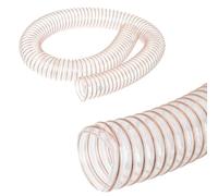 Tuyau De Ventilation Conduit Flexible En PU Avec Fil D'acier | 2m 4m Transparent Conduit D'air Rond De Dépoussiérage Pour Le Travail Du Bois, Les Ponceuses(5m/16.4ft,300mm-11.8in)