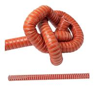 Tuyau de Ventilation en Silicone Haute Performance de 1" à 12" de diamètre intérieur - 4 m (9,8 pi) - Flexible, Durable et résistant à la Chaleur - Idéal pour Le Refroidissement des Freins,