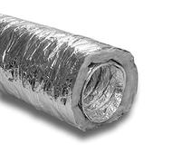 Tuyau de ventilation flexible en aluminium isolé série KAD3 10 m de long Système Ø 125 mm