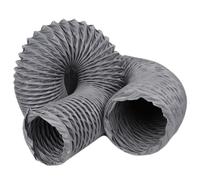 Tuyau de Ventilation Flexible en Nylon pour Sèche-linge, 5 m 10 m Tuyau d'Evacuation Ignifuge, Conduit d'Air pour Hotte de Cuisine, Climatisation et Ventilateur(5m(16.4ft),350mm(14in))