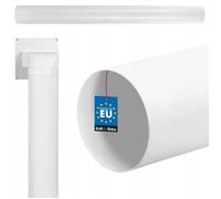 KOTARBAU® Tuyau de ventilation 1500 mm - Canal rond - 150 mm - Tube rond en PVC - Blanc