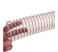 Tuyau de ventilation pour le travail du bois, Tuyau de conduit Transparent en PU, diamètre 20mm-600mm, mur 1.2mm, mètre for la climatisation(16cm)