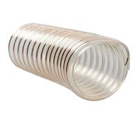 Tuyau de ventilation pour le travail du bois, Tuyau PU Polyuréthane Transparent ID 100-190mm Épaisseur 0,63mm Longueur 1m(Inner diameter: 145mm)