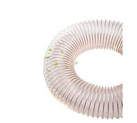 Tuyau de ventilation pour le travail du bois, Tuyau PU Transparent 39,4 pouces Diamètre intérieur 20-600 mm(170mm/0.93mm)