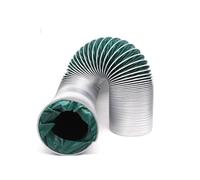 Tuyau de Ventilation renforcé de 300 mm pour sèche-Linge - Conduit Flexible avec 2 Colliers de Serrage, ignifugé, idéal pour Les Ventilateurs et extracteurs d'air - Longueur : 6,9 m (22,63 p