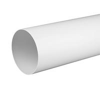 Tuyau de Ventilation Rond Ø 150, 1,0 m Awenta, Blanc.