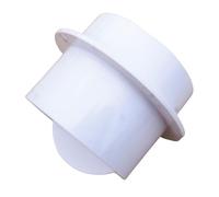 Tuyau de ventilation rond en PVC Clapets anti-retour en ligne Amortisseur de conduit d'air Dispositif de ventilation durable Accessoires de cuisine