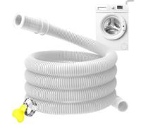 Tuyau de vidange AC | Tuyau AC avec pince - Tuyau flexible pour l'évacuation de l'eau, élimination de la condensation, système HVAC Split sans canal pour machine à laver