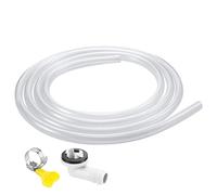 Tuyau de vidange CA - Kit de vidange d'air conditionné pour fenêtre en PP | Accessoires de drainage de 12 mm avec collier et connecteur de tuyau de 15 mm pour unités mini split intérieures D