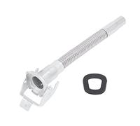 Tuyau de vidange d' Bec de réservoir de carburant, buse de bidon de gaz flexible, tuyau de vidange d' en acier inoxydable pour la vidange, hauteur 295 mm avec joint en caoutchouc