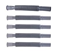 Tuyau De Vidange D Évier Flexible,Kit De Plomberie Rétractable Sous Évier - Accessoire De Salle De Bain 5 Pièces Tuyau De Vidange Ajustable De Remplacement Pour Appartement Hôtel Dortoir