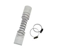 Tuyau de vidange de climatisation avec connecteur droit pour extension de tuyau de vidange sans conduit, évacuation de la chaleur, extension CVC, adaptateur de sortie d'eau