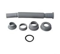 Tuyau de vidange de cuisine extensible avec interface filetée de 32/45/56 mm, fournit un drainage efficace et une étanchéité efficace