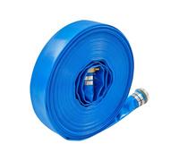 Tuyau de vidange d'eau, 30,48 m, tuyau de rinçage plat en PVC, tuyau de pompe pour arrosage agricole, aménagement paysager, patio