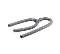 Tuyau de vidange d'évier de cuisine en forme de Y - Double cuve - Connecteur de tuyau d'évacuation flexible pour éviers, linge, lave-vaisselle