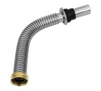 Tuyau de vidange d'évier en acier inoxydable, salle de bains et cuisine 40/60cm, Siphon de vidange des déchets, tuyau Flexible, égouttoir de bassin(60cm)