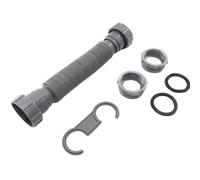 Tuyau de vidange d'évier - Kit sous évier, tube de tuyau de plomberie de cuisine | Système de piège en PVC flexible, ensemble de connecteurs de tuyau de joint, canal de sortie de vidange fileté
