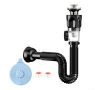 Tuyau de vidange d'évier pour contrôler la migration des gaz d'égout dans les bacs de vidange horizontaux et les canaux de vidange verticaux (D)