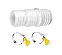 Tuyau de vidange entièrement automatique pour machine à laver et lavabo - Tuyau de sortie d'eau pour unité AC et appareil de blanchisserie - 8 m, 7 m, 6 m, 5 m, 4 m (connecteur extensible)