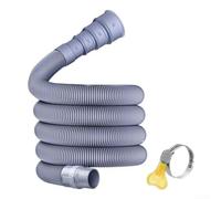 Tuyau de vidange extensible pour caravane, kit de tuyau d'égout pour camping-car, avec adaptateur réglable, double couche en PVC, joint torique étanche pour sorties de déchets standard (4 m)