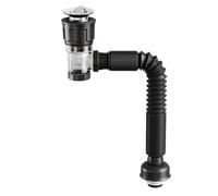 Tuyau de vidange flexible avec système anti-odeurs, raccord sans couture, installation de salle de bain, raccord de tuyau extensible pour évier de cuisine | Adaptateur de vidange étanche avec montage