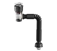 Tuyau De Vidange Flexible - Cuivre, Acier Inoxydable, Tube De Lavabo Réglable, Anti-odeur, Conception Peu Encombrante, Tuyau De Sortie D'évier Télescopique, Installation Rapide | Solution Parfaite