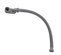 Tuyau de vidange flexible de baignoire avec joint double couche, tuyau d'évacuation de douche extensible de 28 à 73,9 cm, tube de plomberie en polypropylène gris pour remplacement d'évier de salle de