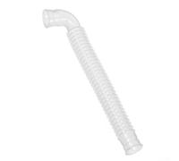 Tuyau de vidange flexible en plastique pour machine à laver en forme de coude de 15 mm ID 165 mm de long Tuyau ondulé pour l'évacuation de l'eau