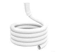 Tuyau de vidange flexible et durable pour machine à laver avec joint étanche et collier de serrage pour une installation sûre Convient pour machines à laver et climatiseurs 6/8/10 m (10 m)