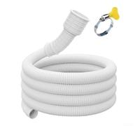 Tuyau de vidange flexible et étanche pour machine à laver Longueur personnalisée 4 m 5 m 6 m Tuyau de plomberie en plastique pour entrée ou sortie d'eau et air (4 m)