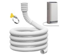 Tuyau De Vidange Flexible Pour Climatiseur Et Déshumidificateur, Tuyau Evacuation Climatiseur Mobile Avec Adaptateur En Caoutchouc Découpable Et Clip De Connexion, Rallonge De Tube De Vidange