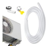 Tuyau De Vidange Flexible Pour Climatiseur, Tube D'évacuation D'eau De Climatiseur Portable De Diamètre De 12mm Avec Connecteur Et Collier De Serrage Pour Mini-unités Split Et Climatiseurs De Fenêtre