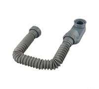 Tuyau de vidange plat flexible en ABS pour baignoires autoportantes et camping-cars - Profil bas et peu encombrant avec gel de silice pour anneau