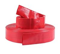 Tuyau de vidange plat, Tuyau de décharge plat en PVC for pompes submersibles et à eau, tailles multiples(20m,4-inch)