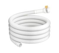 Tuyau de Vidange pour Climatisation | Prolongation de Tuyau pour Climatiseur Portable de 3 mètres | Tube Souple Renforcé avec Bride en Caoutchouc pour Diamètre d'Orifice 2,5 cm Pour