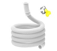 Tuyau de vidange pour déshumidificateur | Tube de Climatiseur avec Collier de Serrage,Tube Souple pour Évacuation d'Eau et de Condensation pour Système de Climatisation Split sans Conduit pour Machine
