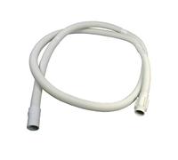 Tuyau de vidange pour machine à laver et machine à laver Bauknecht Whirlpool 481253029113 - Embout droit/droit 22/24 mm de diamètre - 2,28 m - Pour Airlux, Amana, Atlas, Ignis, Laden, Privileg, Ikea,