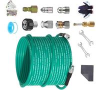 Tuyau de vidange professionnel en PVC haute pression de 15,2 m pour la maison et le commerce Buse de tuyau de nettoyage des canalisations
