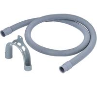 tuyau de vidange/rallonge avec n?ud d'attache compatible lave-linge ou lave-vaisselle-2 mètres. Tuyau d'égout flexible,diamètre des extrémités 19mm et 21mm. Deux connexions droites