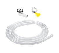 Tuyau De Vidange - Tuyau De Vidange Flexible De Climatiseur | Accessoire Pour Évacuation Eau | Rallonge De Conduit De Drainage | Tube Évacuation Eau Avec Connecteur Et Serrage Pour Climatiseur