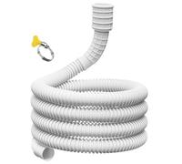 Tuyau De Vidange Universel Pour Déshumidificateur, Climatiseur Mobile Et Machine À Laver, Kit D'adaptateur, Rallonge De Tuyau De Vidange, Blanc, 3 Mètres, Polyéthylène (PE) Et Caoutchouc, 1 Unité