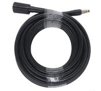 Tuyau d'eau haute pression en polyéthylène de 10 m pour systèmes de nettoyeur haute pression, configuration du filetage M22-14 garantissant une large interchangeabilité des lignes de produits