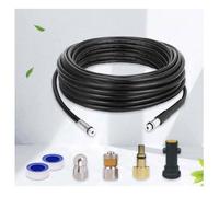 Tuyau Débouche Canalisation pour Karcher,Kit de Nettoyage du Tuyau de Vidange du Nettoyeur Haute Pression avec Buse à Je Étiquette